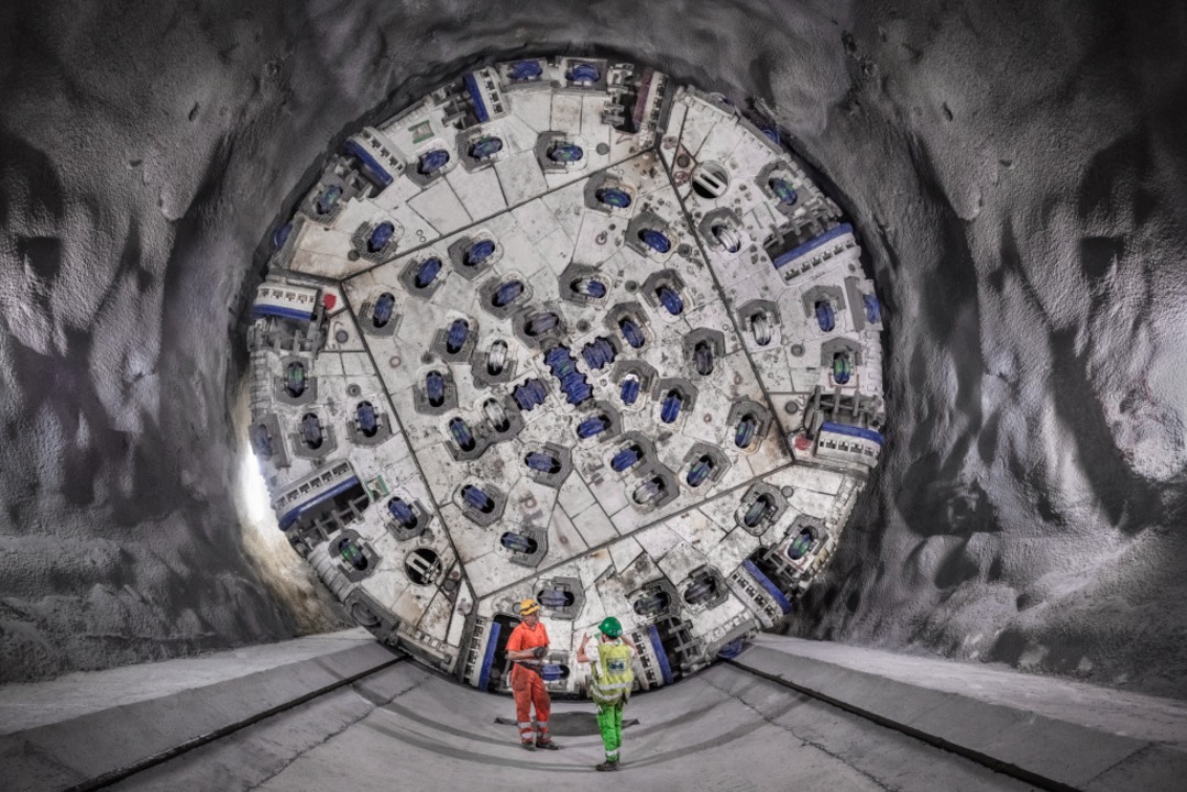 Herrenknecht stellt Tunnelbohrmaschine...hier ein Foto vom Brenner Basistunnel.  | Foto: Herrenknecht