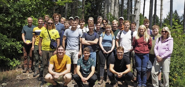 Niederlndische Forststudenten unterna...Klimawandel&#8220; im Kreis Waldshut.   | Foto: Landkreis Waldshut
