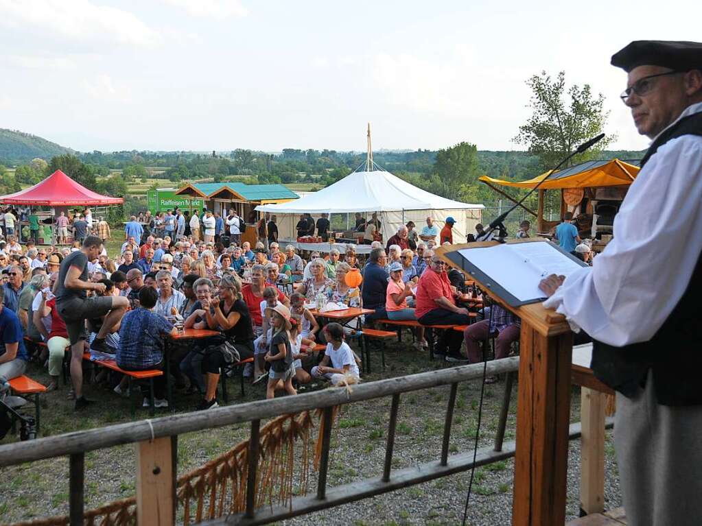 Historische Szenen und prchtige Kostme standen am Samstag im Mittelpunkt.