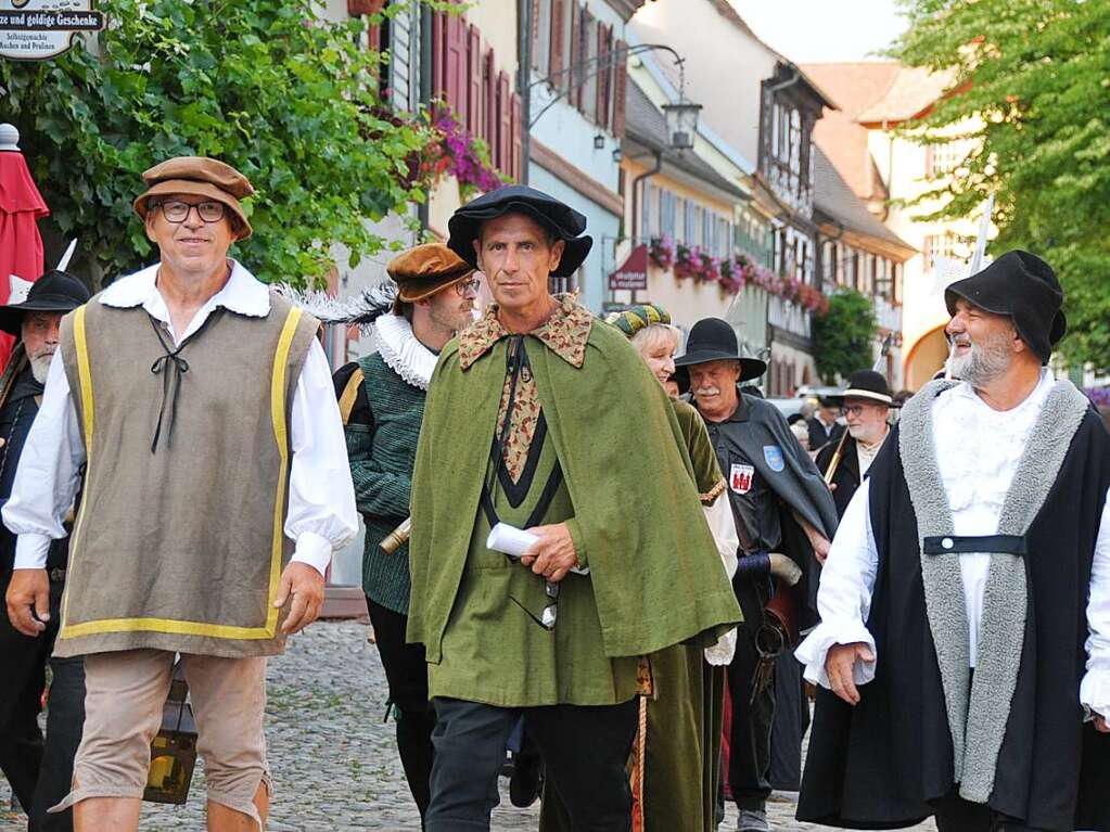 Historische Szenen und prchtige Kostme standen am Samstag im Mittelpunkt.