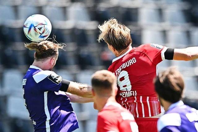 Rot nach 35 Sekunden – dennoch holt die Reserve des SC Freiburg einen Punkt gegen Aue