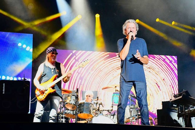 Deep Purple brachten Klassiker und neue Stcke auf die Marktplatzbhne.  | Foto: Barbara Ruda