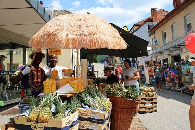 Das Todtnauer Sommerfest zog trotz der hohen Temperaturen.  | Foto: Manuel Hunn