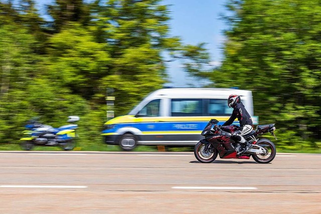 Vor allem Motorrder hatte die Polizei im Visier. (Symbolbild)  | Foto: Philipp von Ditfurth