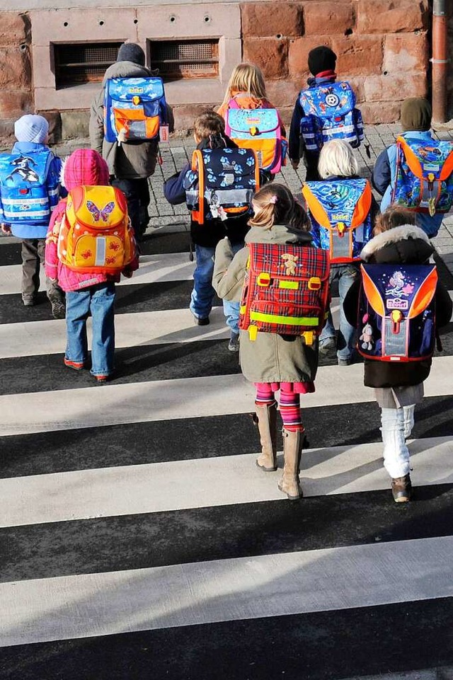 Sicher zur Schule und wieder zurck: W...m Gemeinderat gesprochen (Symbolfoto).  | Foto: Ingo Schneider