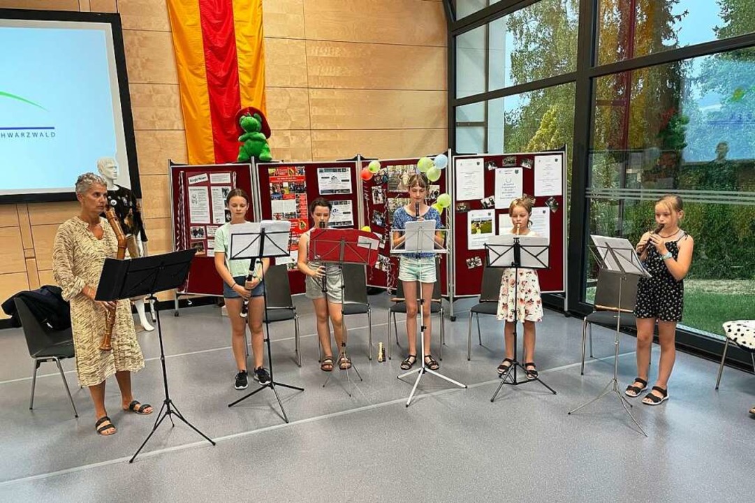 Kinder der Jugendmusikschule beim Sommerempfang  | Foto: Mario Schöneberg