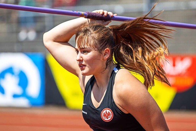 Jana Marie Lowka hat gerade die deutsche U-23-Meisterschaft gewonnen.  | Foto: IMAGO/BEAUTIFUL SPORTS/KJPeters