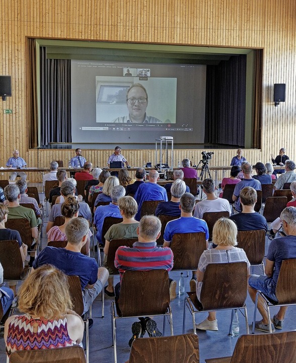Infoabend zum Thema 5G-Mobilfunk in der  Forchheimer Halle  | Foto: Martin Wendel