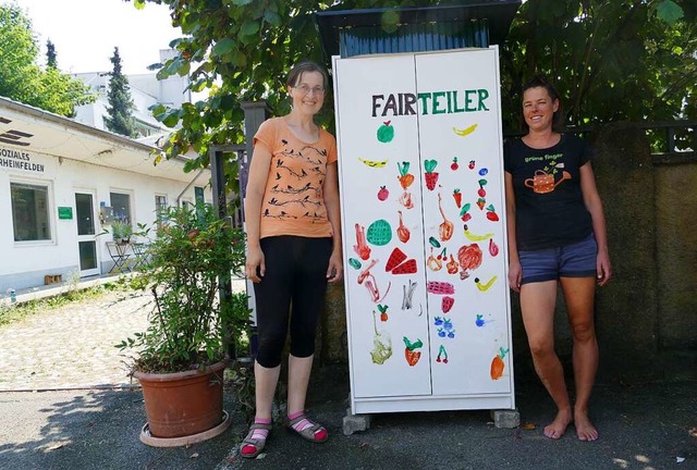 Christiane Esser (links) will Lebensmi...e Rottmann (rechts) will dabei helfen.  | Foto: Hannah Steiert