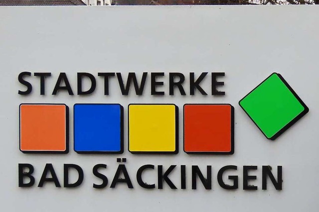 Das Logo der Stadtwerke strahlt Optimi...ihnen stehen, wird es diesen brauchen.  | Foto: Gerd Leutenecker