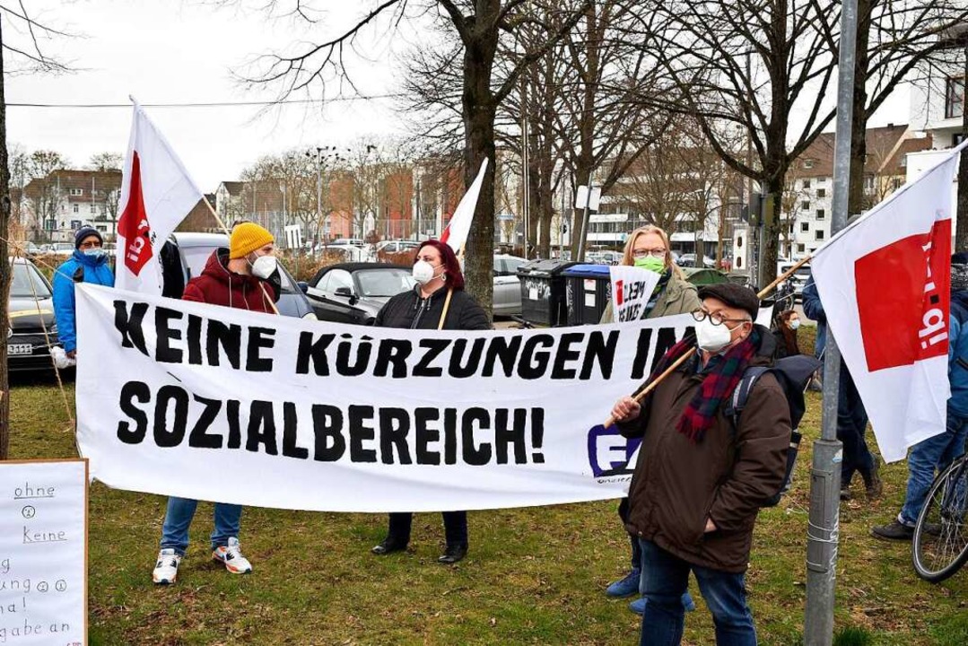 Der Protest vom März vergangenen Jahre...n immerhin einen Teilerfolg verbuchen.  | Foto: Thomas Kunz