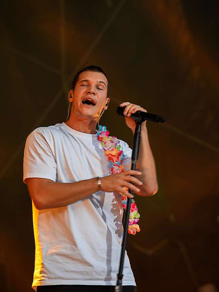 Aller guten Dinge waren fnf bei I EM Music in Emmendingen. Den Schlusspunkt des Festivals setzte Wincent Weiss.