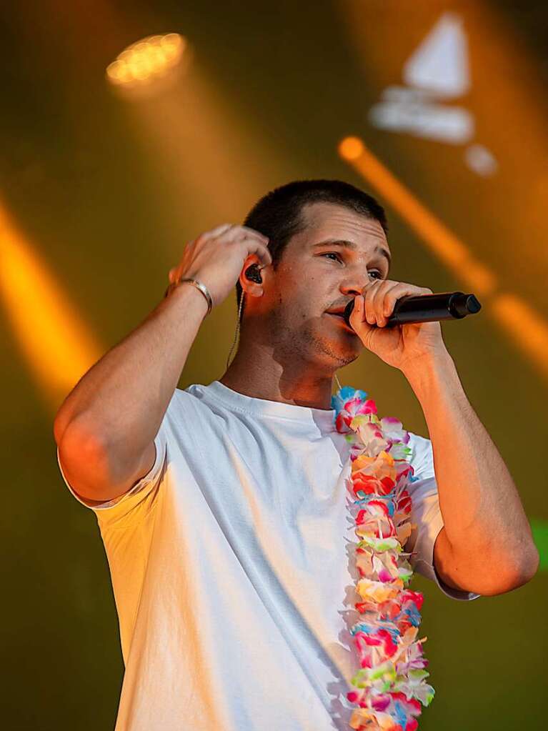 Aller guten Dinge waren fnf bei I EM Music in Emmendingen. Den Schlusspunkt des Festivals setzte Wincent Weiss.