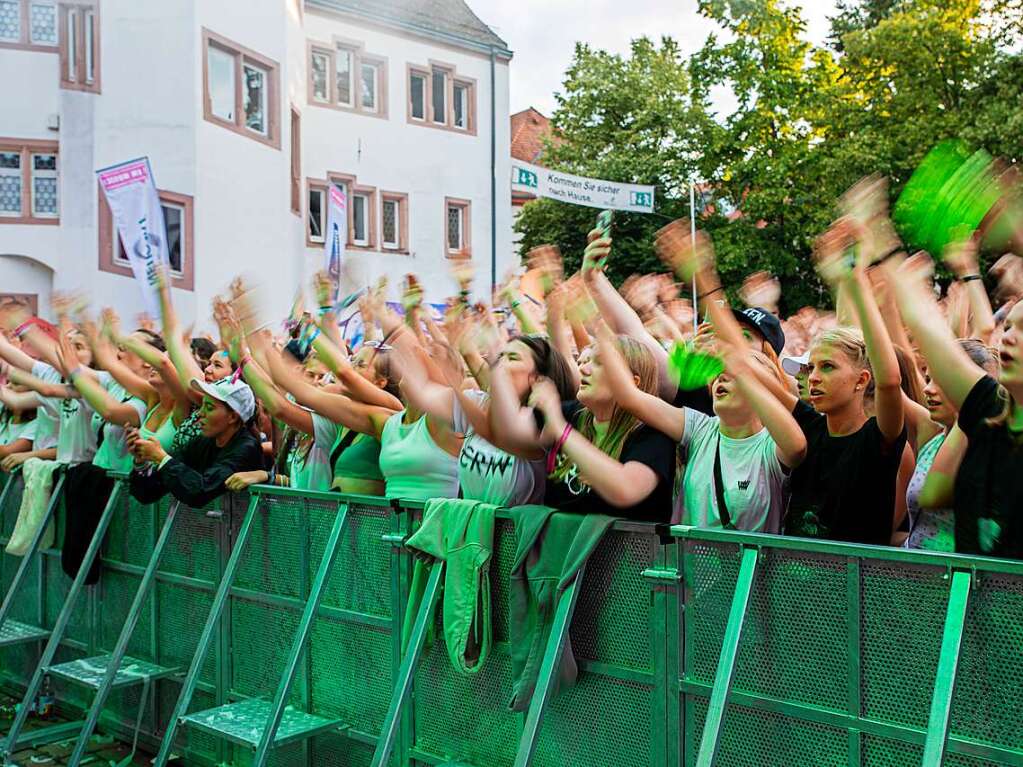 Aller guten Dinge waren fnf bei I EM Music in Emmendingen. Den Schlusspunkt des Festivals setzte Wincent Weiss.