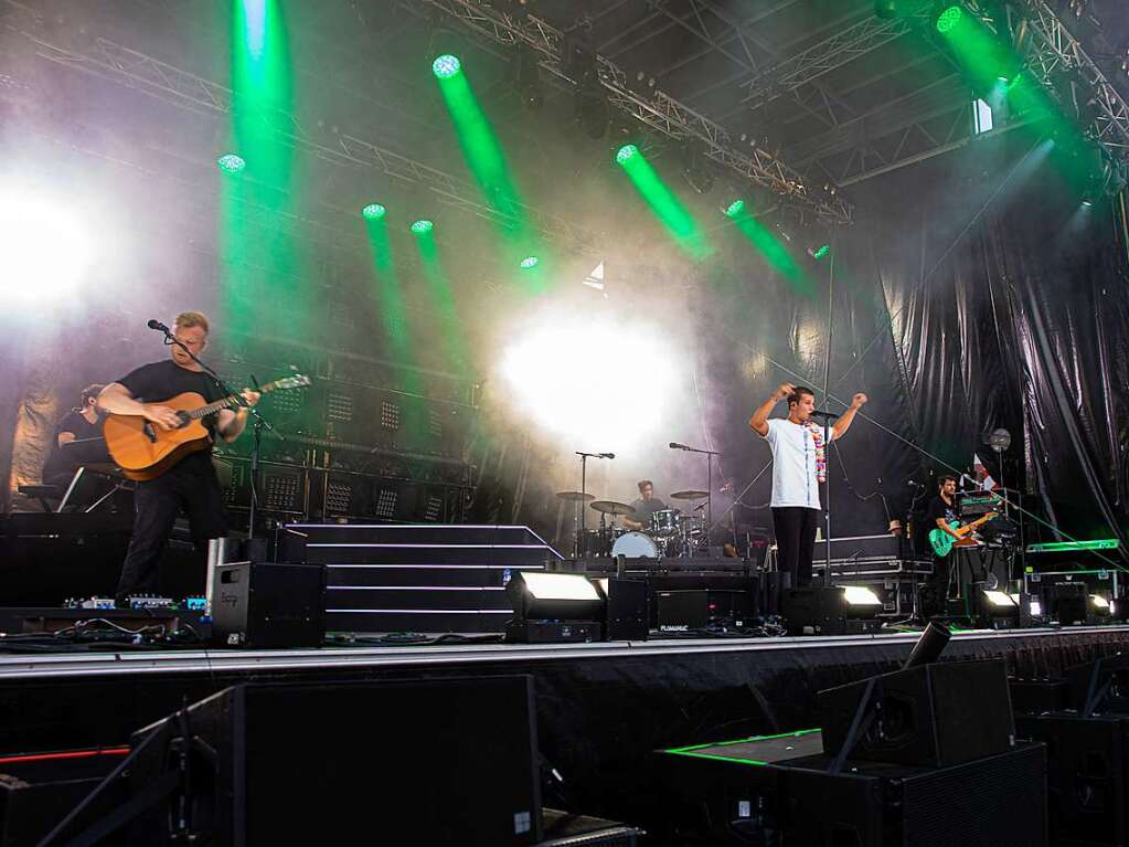 Aller guten Dinge waren fnf bei I EM Music in Emmendingen. Den Schlusspunkt des Festivals setzte Wincent Weiss.