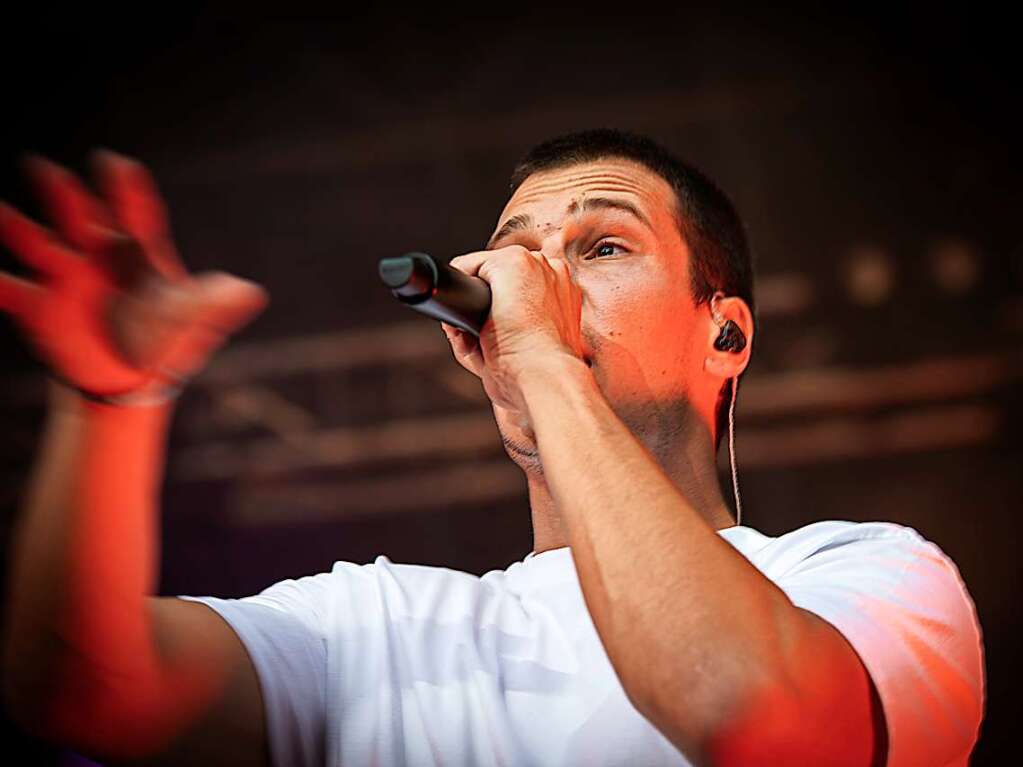 Aller guten Dinge waren fnf bei I EM Music in Emmendingen. Den Schlusspunkt des Festivals setzte Wincent Weiss.