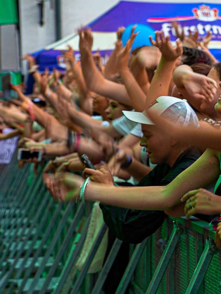 Aller guten Dinge waren fnf bei I EM Music in Emmendingen. Den Schlusspunkt des Festivals setzte Wincent Weiss.