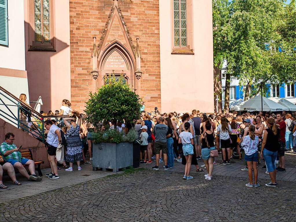 Aller guten Dinge waren fnf bei I EM Music in Emmendingen. Den Schlusspunkt des Festivals setzte Wincent Weiss.