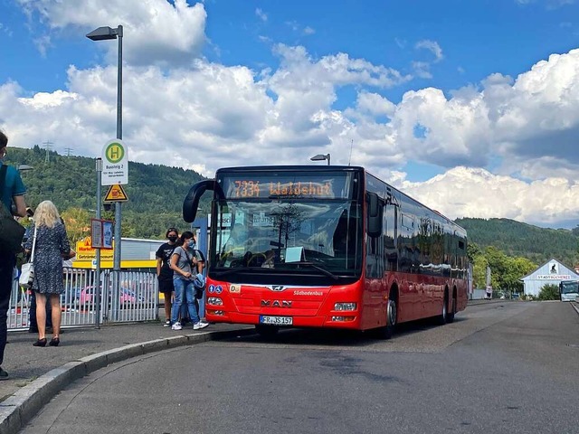 Der Busbahnhof in Bad Sckingen zieht ...eplante Projekt wird weiter geschoben.  | Foto: Lisa Petrich