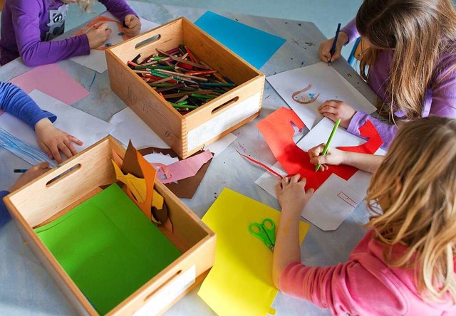 Ab 2026 bekommen  Grundschler  Klasse... alle Grundschulkinder gesichert sein.  | Foto: Uwe Anspach (dpa)