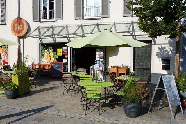 Der Bioladen am Marktplatz soll im Aug...dort weitergeht, ist im Moment unklar.  | Foto: Sattelberger