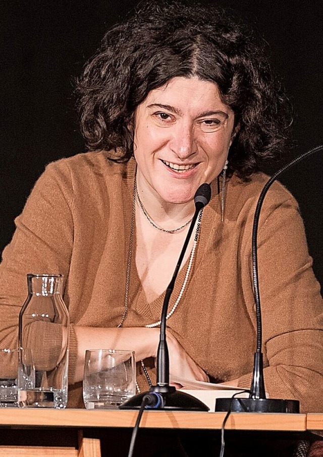 Stepanova beim Freiburger Literaturgesprch 2018  | Foto: Marc Doradzillo