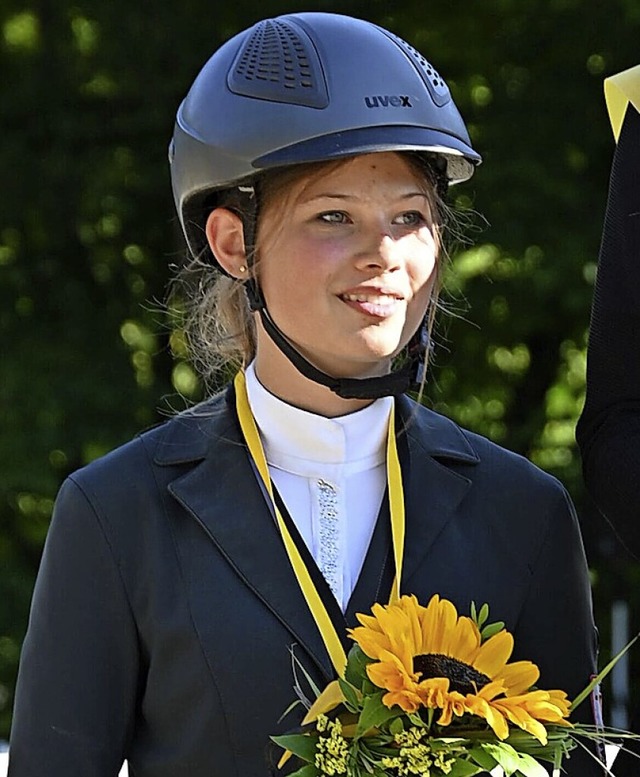 Magdalena Rose gewinnt Silber im Championat der Junioren U16 in Ichenheim.  | Foto: suedkurier