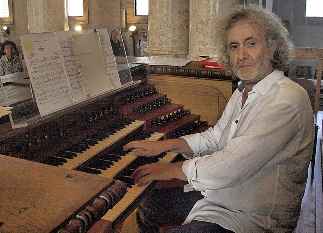Das dritte Orgelkonzert im Rahmen der ...ete Organist Stephan Kofler aus Meran.  | Foto: Karin Stckl-Steinebrunner