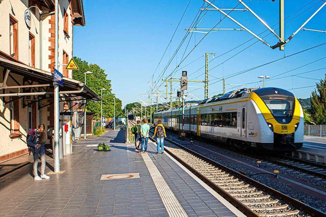 Die Anschlusssicherung am Bahnhof in G...rbesserung wieder schlechter geworden.  | Foto: Hubert Gemmert