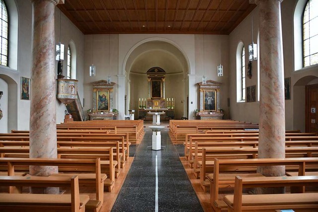 Die katholische Kirche St. Michael in Istein steht  tagsber jedem  offen.  | Foto: Hannes Lauber