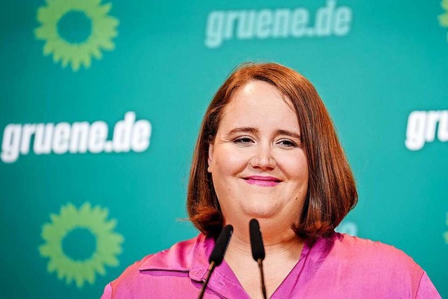 Ricarda Lang, Bundesvorsitzende von Bndnis 90/Die Grnen  | Foto: Kay Nietfeld (dpa)
