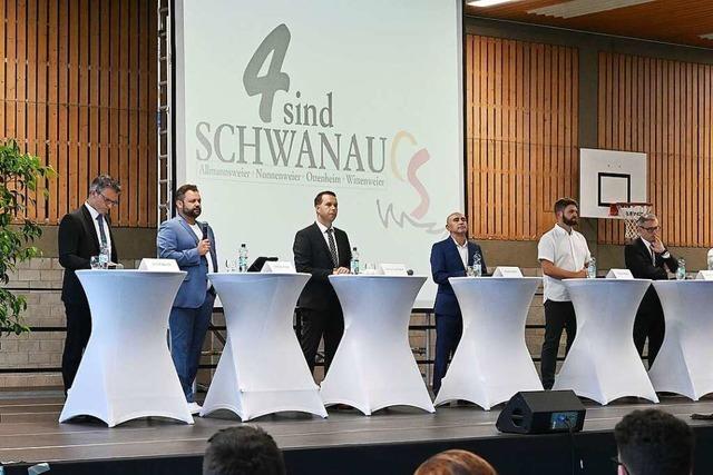 Kandidaten in Schwanau beantworten Fragen zu Klima, Geld und Wohnort