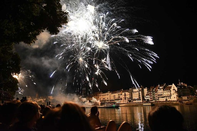 Feuerwerk zur Basler Bundesfeier 2018  | Foto: Jonas Hirt