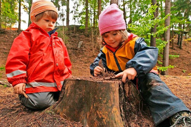 Der Waldkindergarten knnte eine neue Gruppe bekommen. (Symbolbild)  | Foto: Martin Schutt