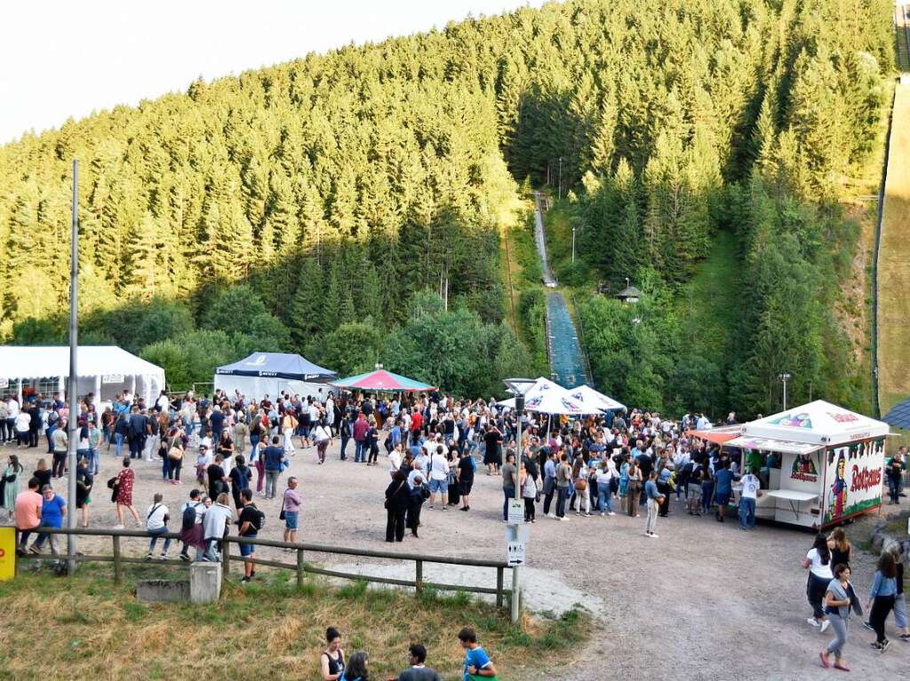 Blick aufs Festivalgelnde