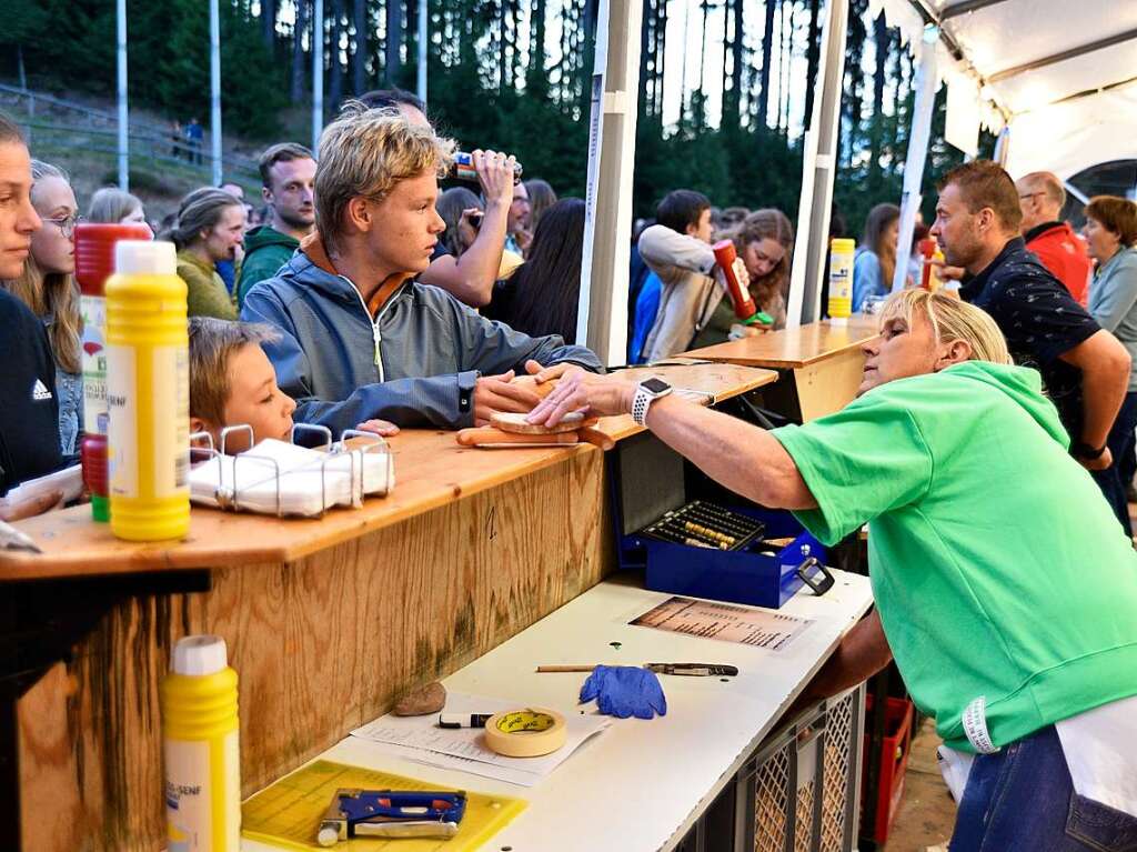 Der Skiclub sorgte mit an die 50 Helfer fr Getrnke und Essen