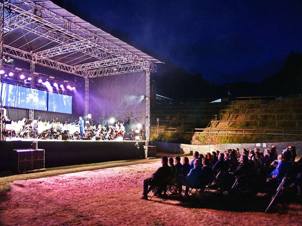 Festival an der Hochfirstschanze mit Filmmusik und dem Soundtrack von Harry Potter.