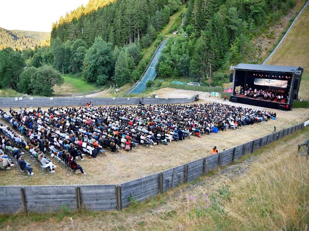 Festival an der Hochfirstschanze mit Filmmusik und dem Soundtrack von Harry Potter.