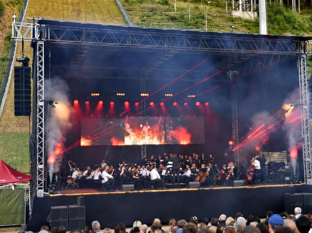 Festival an der Hochfirstschanze mit Filmmusik und dem Soundtrack von Harry Potter.