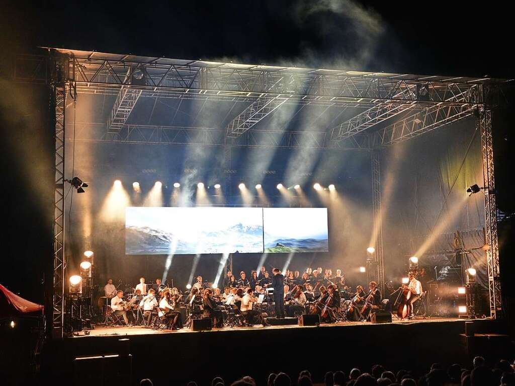 Festival an der Hochfirstschanze mit Filmmusik und dem Soundtrack von Harry Potter.