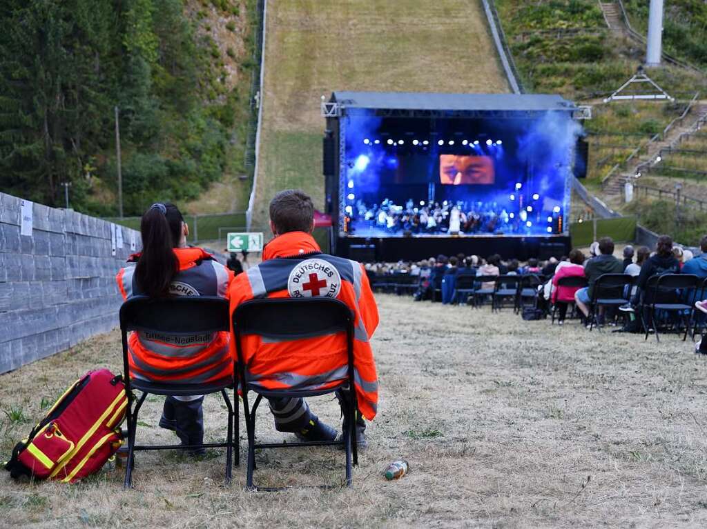 Festival an der Hochfirstschanze mit Filmmusik und dem Soundtrack von Harry Potter.