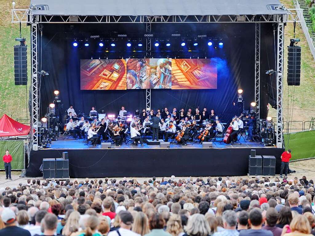 Festival an der Hochfirstschanze mit Filmmusik und dem Soundtrack von Harry Potter.