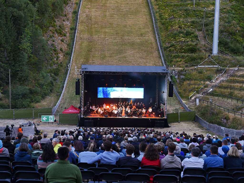 Festival an der Hochfirstschanze mit Filmmusik und dem Soundtrack von Harry Potter.