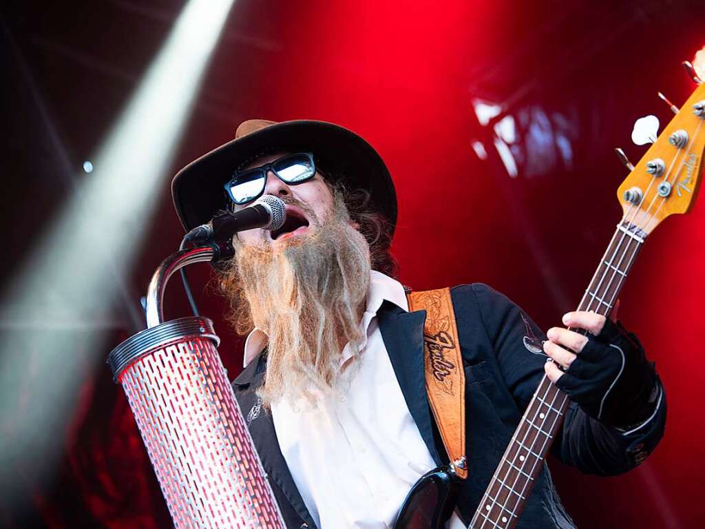 Markant – die langen Brte und ein rockiger Gitarrensound zeichneten die ZZ Top-Revivalband aus.