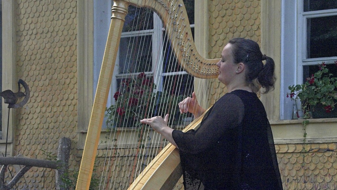 Harfenistin Stefanie Kirner  | Foto: Karin Stöckl-Steinebrunner