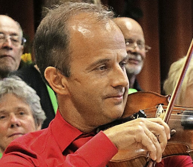 Vesvolod Starko ist begeisterter Musik...lehrer der Musikschule Sdschwarzwald.  | Foto: Dorothe Kuhlmann