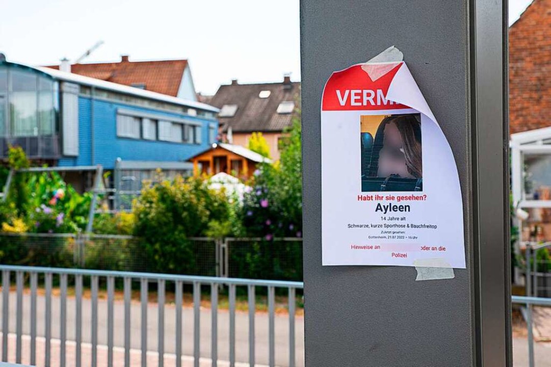 Seit Donnerstag wird Ayleen A. aus Gottenheim vermisst.  | Foto: Hubert Gemmert