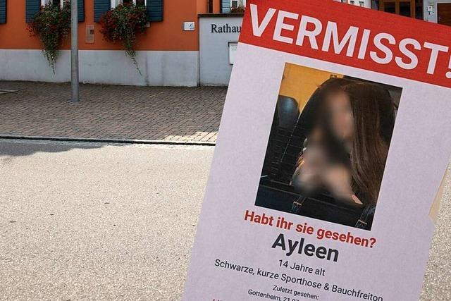 Vermisste 14-Jährige aus Gottenheim: Viele Hinweise gehen ein