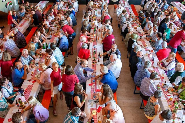 Viele Gste waren zu den Jubilumskonzerten in das Kurhaus gekommen.  | Foto: Paul Eischet