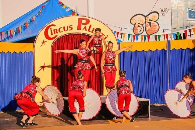 Der Circus Paletti zeigt in Ringsheim eine vielfltige Show